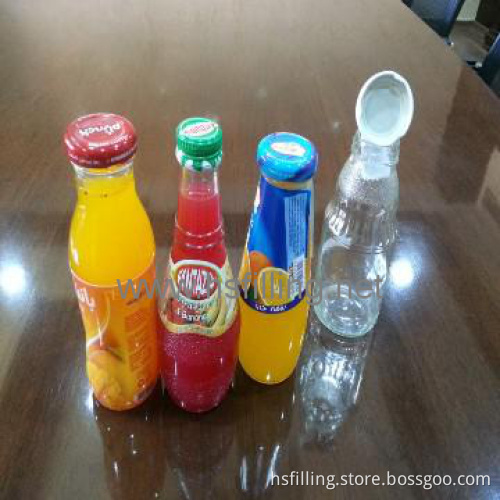 RCGF series twist off cap glass bottle Juice filling machine